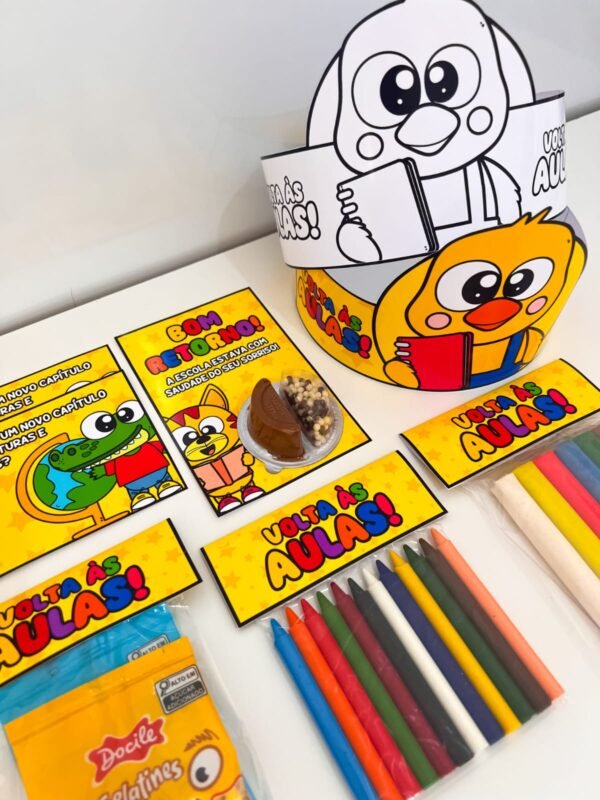 kit volta às aulas lembrancinhas