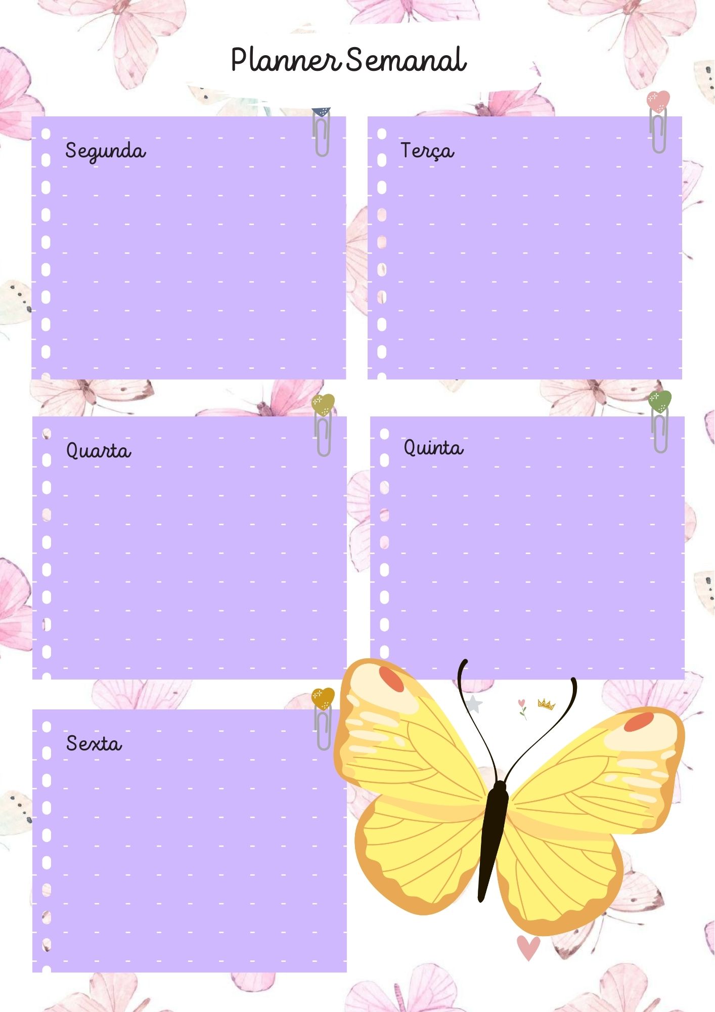 PLANNER DA PROFESSORA 2026 BORBOLETAS - Imagem 38