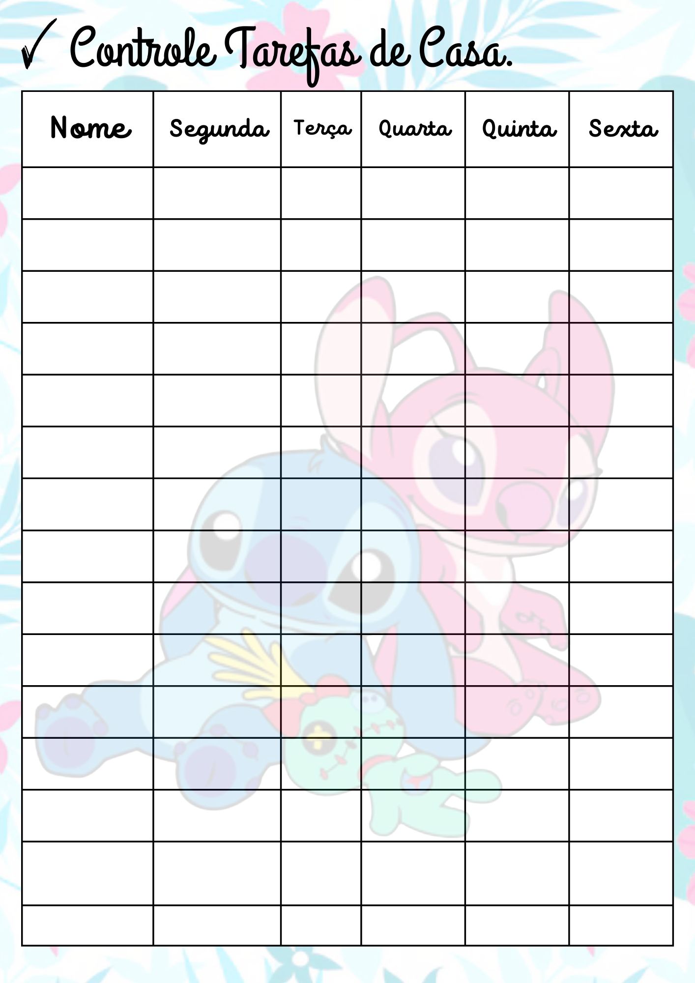 PLANNER DA PROFESSORA STITCH E ANGEL - Imagem 10