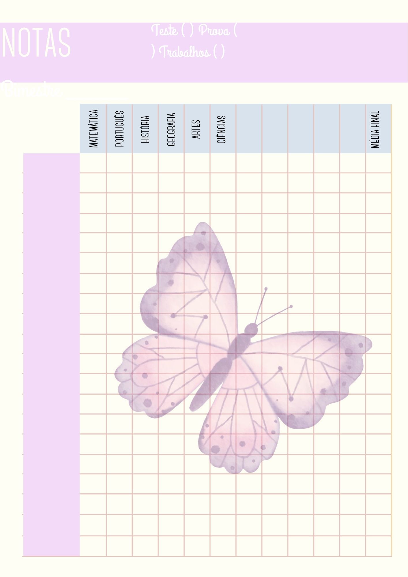 PLANNER DA PROFESSORA 2026 BORBOLETAS - Imagem 43