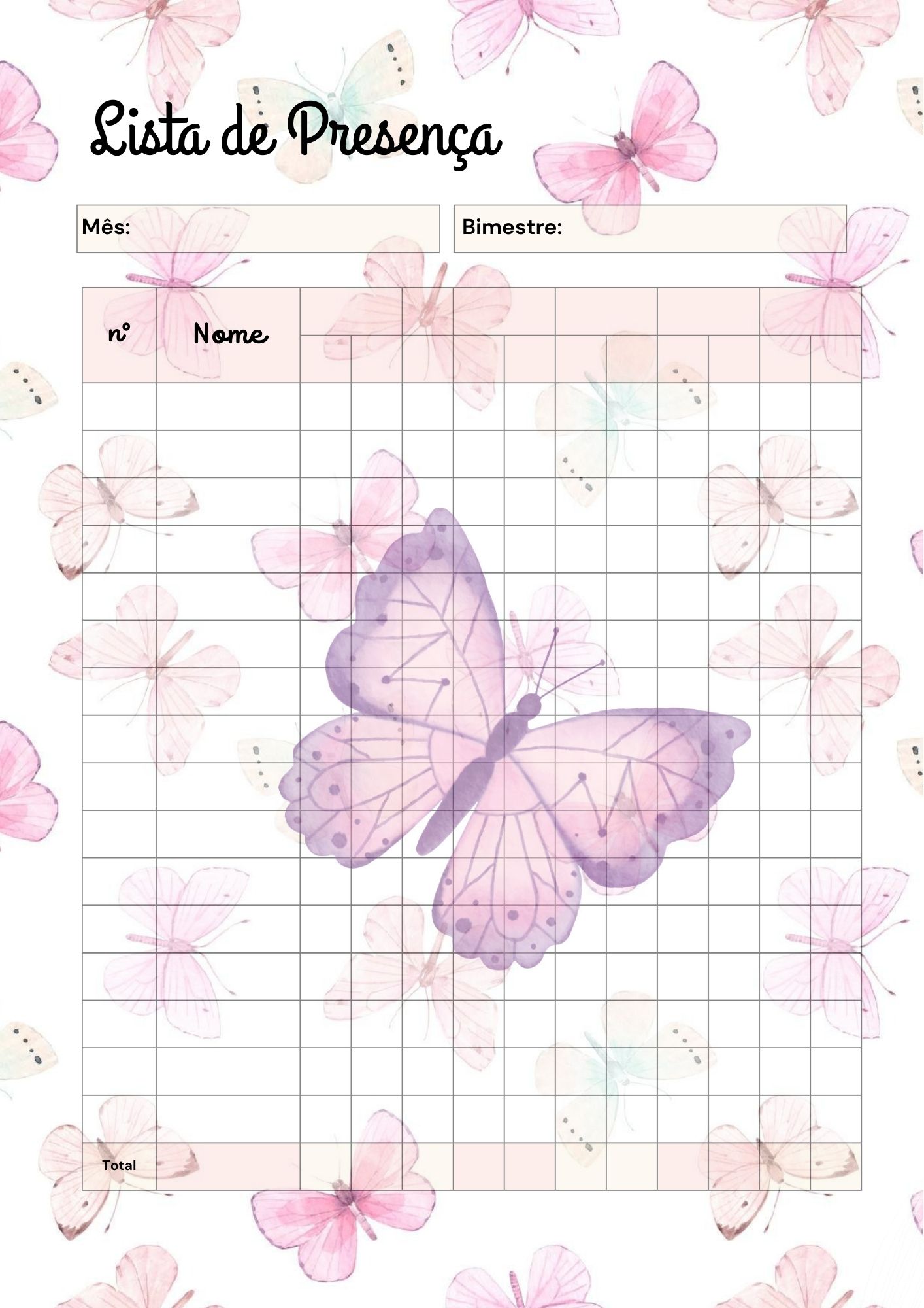 PLANNER DA PROFESSORA 2026 BORBOLETAS - Imagem 44
