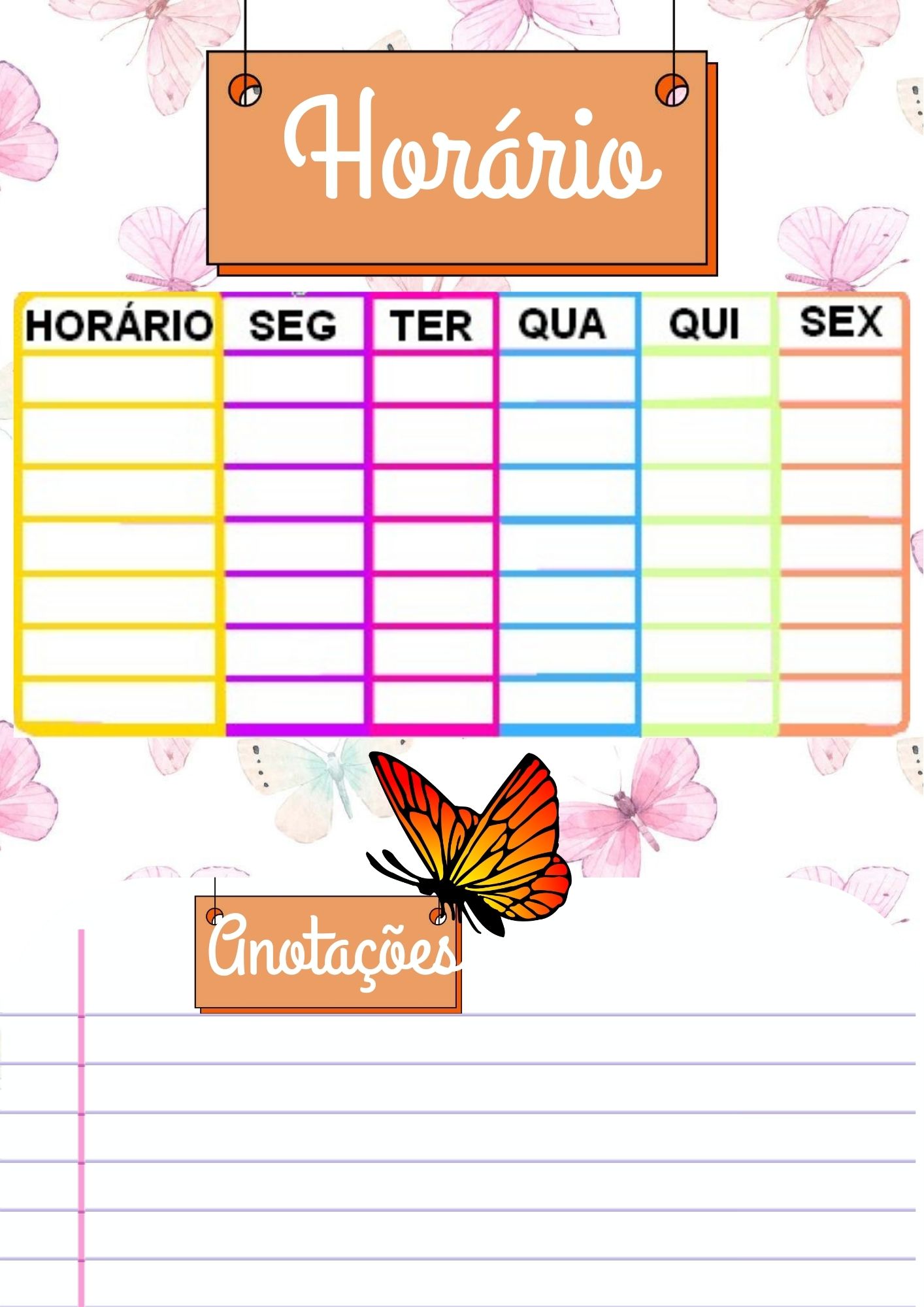 PLANNER DA PROFESSORA 2026 BORBOLETAS - Imagem 55