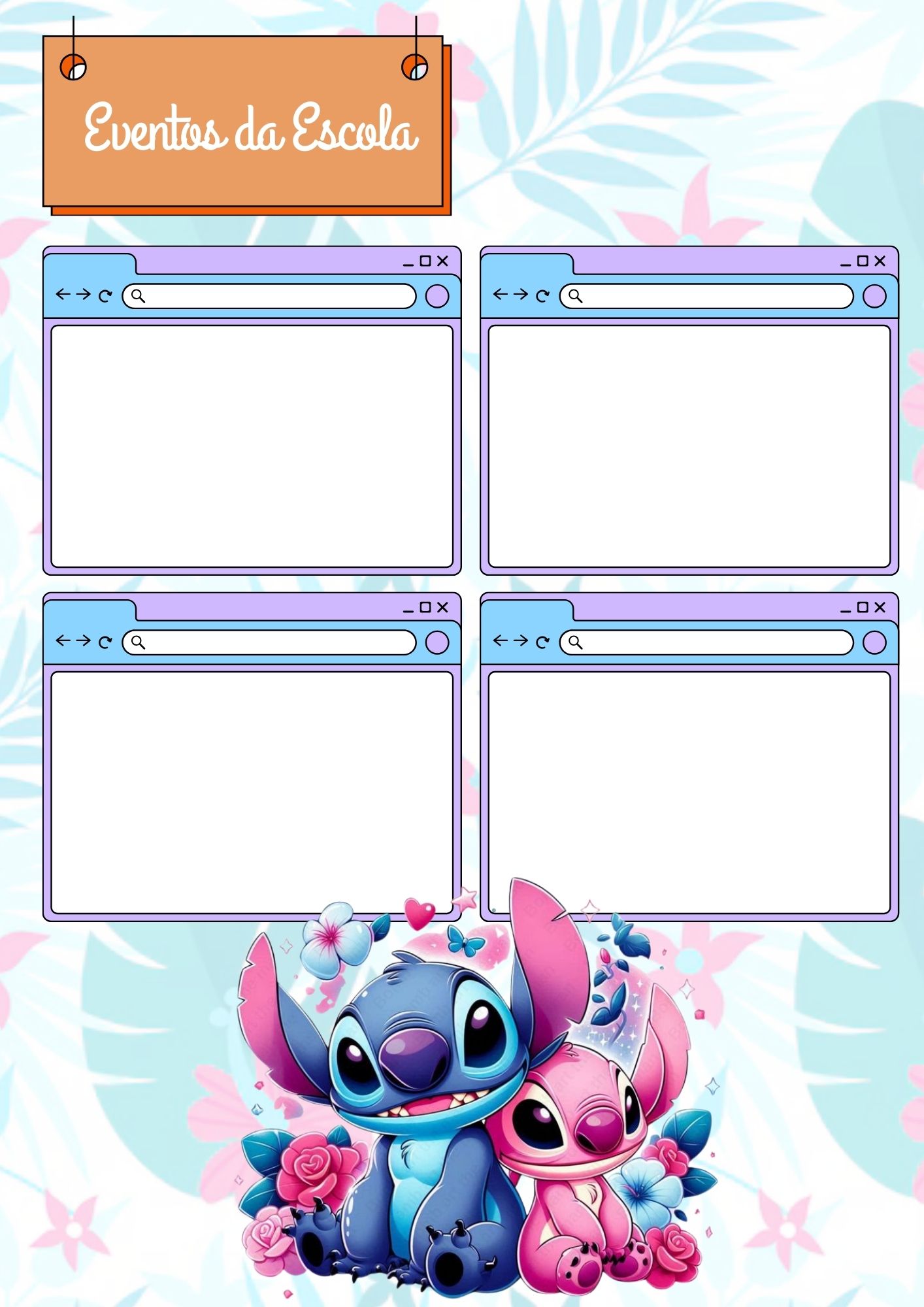 PLANNER DA PROFESSORA STITCH E ANGEL - Imagem 16