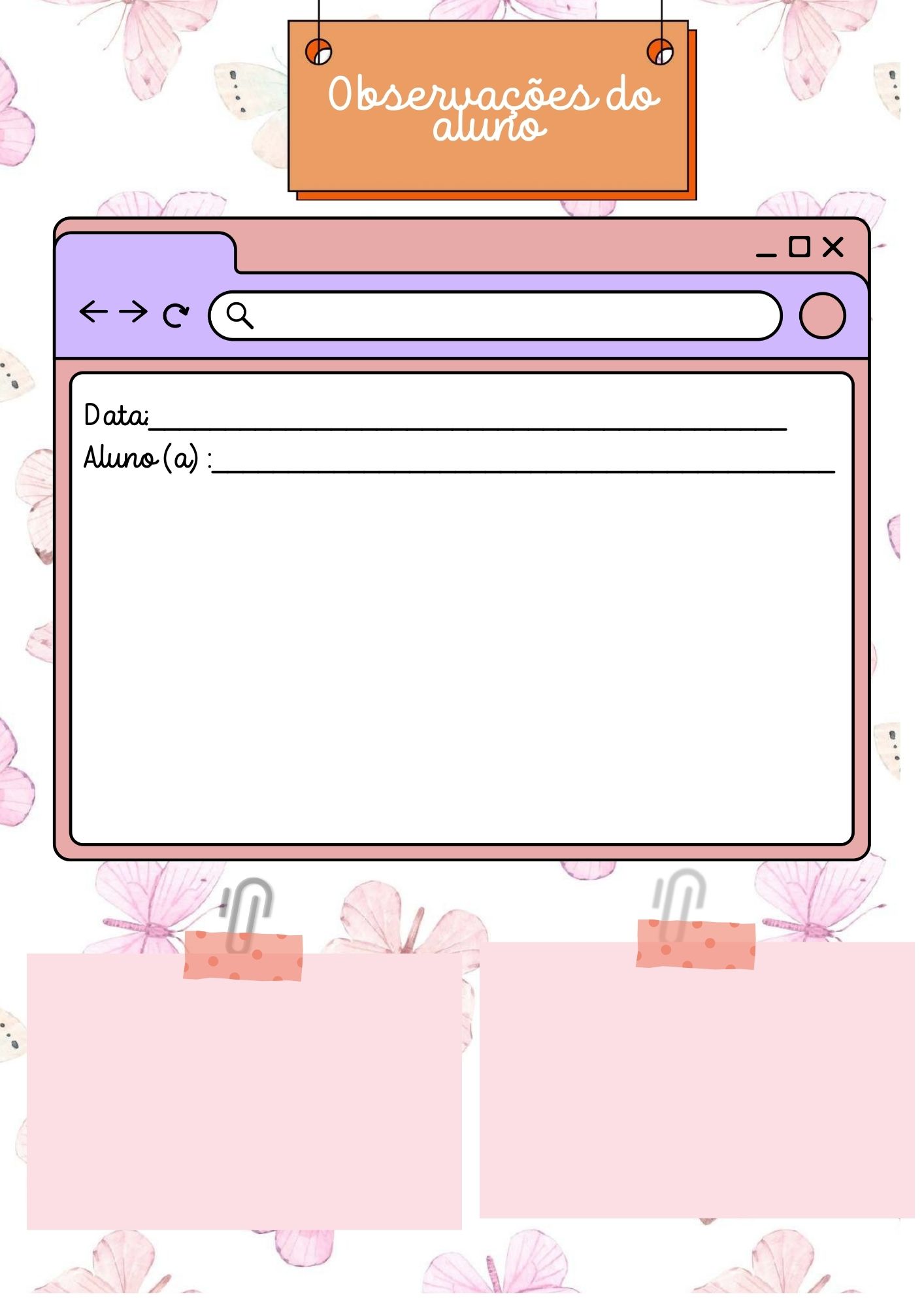 PLANNER DA PROFESSORA 2026 BORBOLETAS - Imagem 64