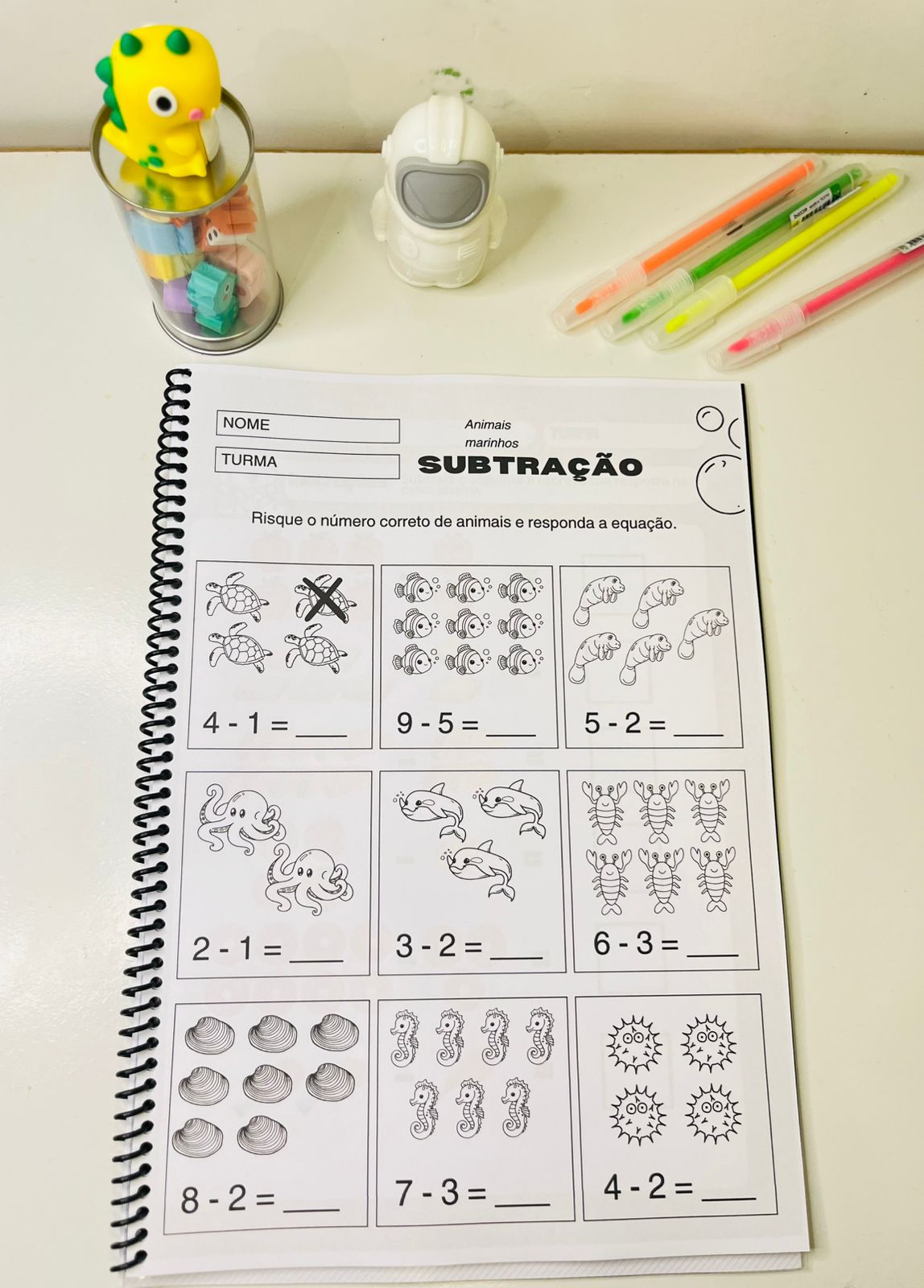 Apostila Subtração - 1º ao 5 º ano - Imagem 3