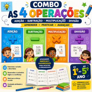 Combo As 4 Operações 1º ao 5º Ano